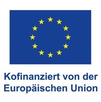 Logo der Europäischen Union mit dem Hinweis „Kofinanziert von der Europäischen Union“.